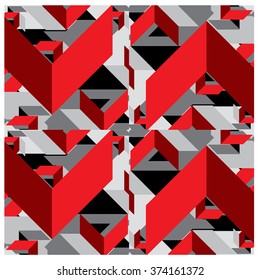 vector angular shape colorful pattern background