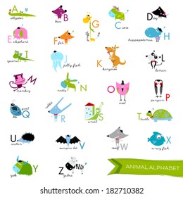 Vector Animal Alphabet