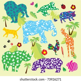 vector animal background