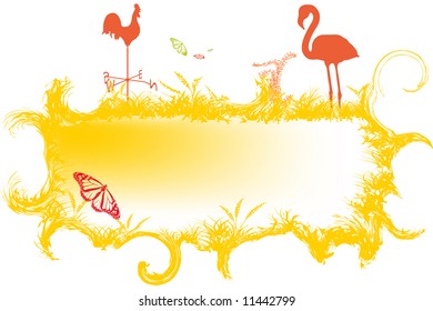 Vector animal banner