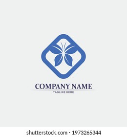 Vector animal  Butterfly conceptual simple, colorful icon. Logo. Vector illustration
