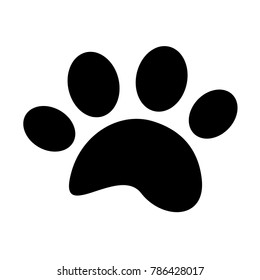 Vector of animal footprint