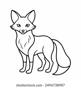 vector animal fox art free download.