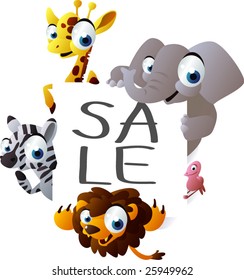 vector animal frame: SALE