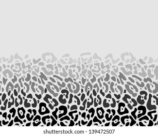 Vector animal fur horizontal seamless pattern