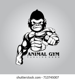 Vector Animal GYM. Eps 10