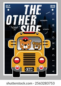 vector animal illustration graphic design for t shirt.