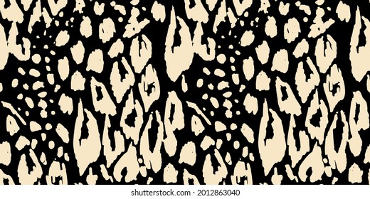 Vector Animal Leather Pattern. Cheetah Dots Watercolor Seamless. Wildlife Paper. Black Modern Leopard Spots. Vector Animal Skin Repeat Texture. Tropical Luxury Print. Watercolor Tie Dye Paint.