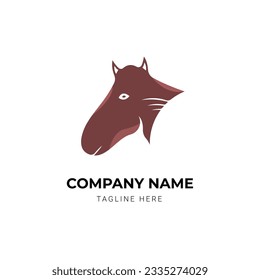 vector animal logo design template
