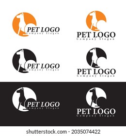 diseños de logotipo de animales vectores para su negocio de mascotas 