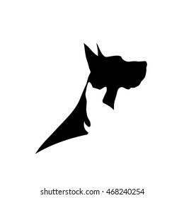 Vector animal logo on a white background.
