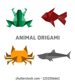 Vector Animal Origami shape for any kind of design work. You can use as a logo, banner, icon and more.