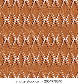 vector animal print seamless surface pattern in neutral colors.