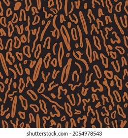 vector animal print seamless surface pattern in neutral colors.