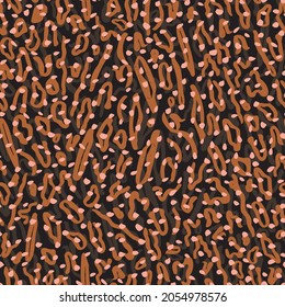 vector animal print seamless surface pattern in neutral colors.