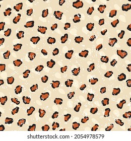 vector animal print seamless surface pattern in neutral colors.
