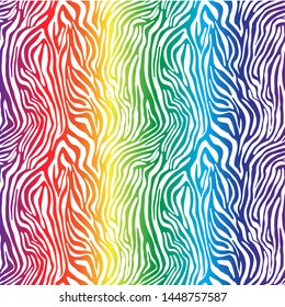 Vector Animal print. Zebra ornament. Seamless pattern