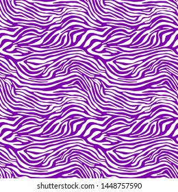Vector Animal print. Zebra ornament. Seamless pattern
