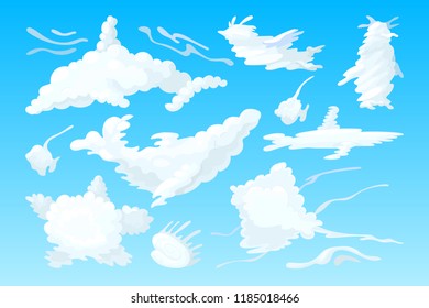 Vector Animal Shaped Cloud Cartoon Cloudy Stock Vector (Royalty Free ...