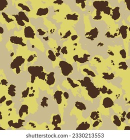 Vector Animal Skin Pattern. Leopard Spots Watercolor Repeat. Savannah Design. Lime Modern Leopard Dots. Vector Animal Leather Seamless Paper. Trendy Luxury Print. Watercolor Tie Dye Textile.