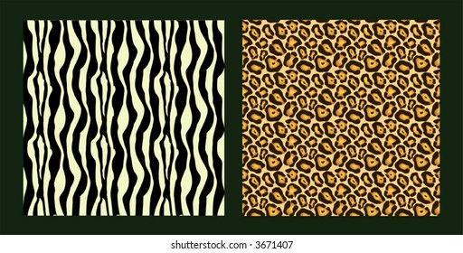 vector animal skins