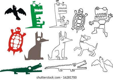 vector animals