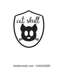 vector of animals in black and white on shields and badges