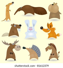 Vector animals set #2