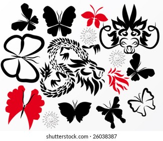 Vector animals set