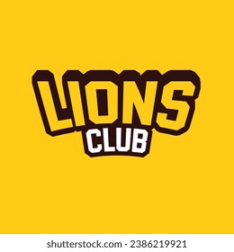 Vector  Animals team Sports club text logo design, editable template, fonts for logo animal mascot,lettering for esports team	