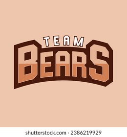 Vector  Animals team Sports club text logo design, editable template, fonts for logo animal mascot,lettering for esports team	