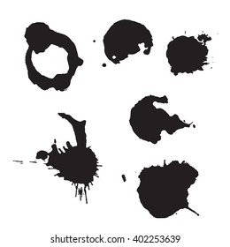 vector animation grunge splashes and drips