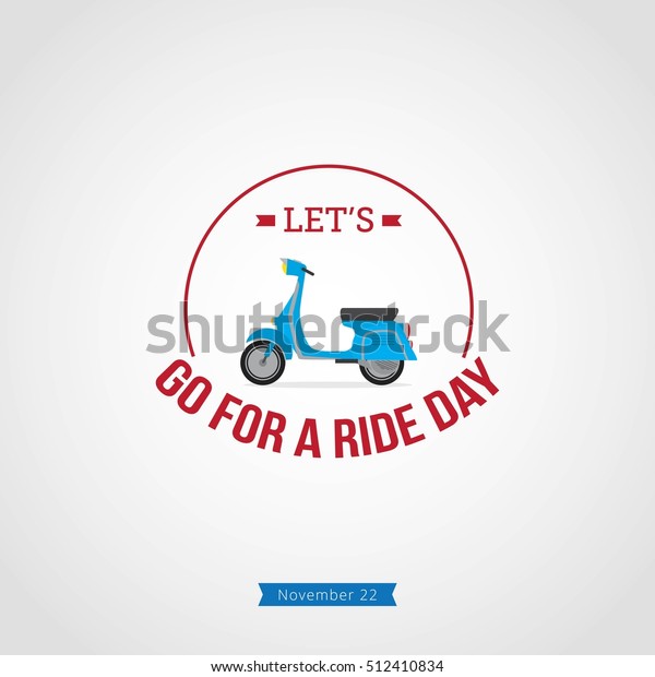 Vector Annual Celebration Go Ride Day Stock Vector Royalty Free