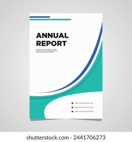 Vector Annual report brochure flyer design template vector, Leaflet, presentation book cover templates, layout in A4 size