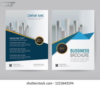 Vector annual report Business brochure, flyers design template, company profile, magazine, poster, book & booklet cover, size a4