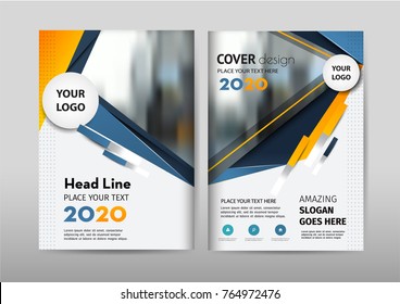 Vector  annual report leaflet Brochure Flyer template A4 size design.
Modern style for book cover magazine layout design, Abstract geometric background, presentation templates.

