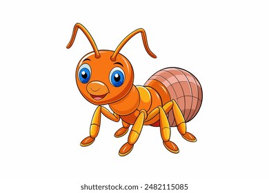 Vector ant illustration color design