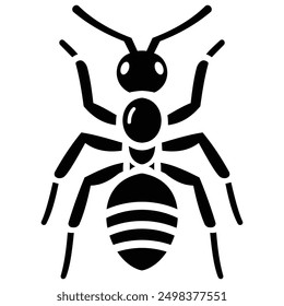 Logotipo de ilustración de hormiga de Vector. Puede ser utilizado para la marca, etiqueta engomada, logotipo o tatuaje. La hormiga es famosa por ser un insecto fuerte o poderoso