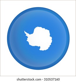 Vector - Antarctica Flag Glossy Button
