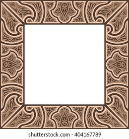 vector antique frame pattern for decoration
