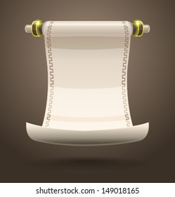 Vector antique roll