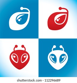 Vector Ants Symbols Logo, Icons, Badge Illustration