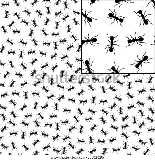 Vector Ants Texture Stock Vector (Royalty Free) 28329295 | Shutterstock