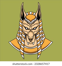 vector anubis artwork illustration character