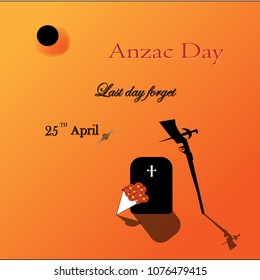 Vector, anzac day