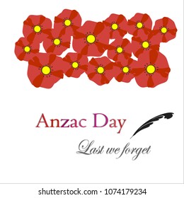 Vector, Anzac Day concept