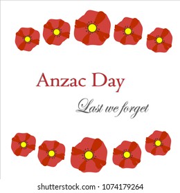 Vector, Anzac Day concept