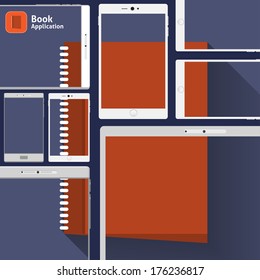 Vector App Icon for Smartphone Device 