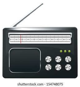 Vector app radio icon and for web applications. All layers well organized and easy to edit