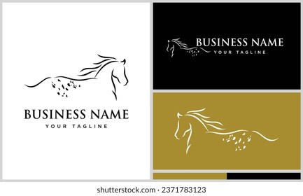 vector appaloosa horse design template